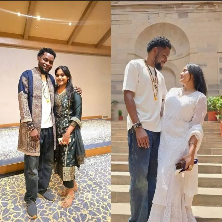 Content creator Mark Angel responds after being told the Indian woman he's been flaunting is likely after his money