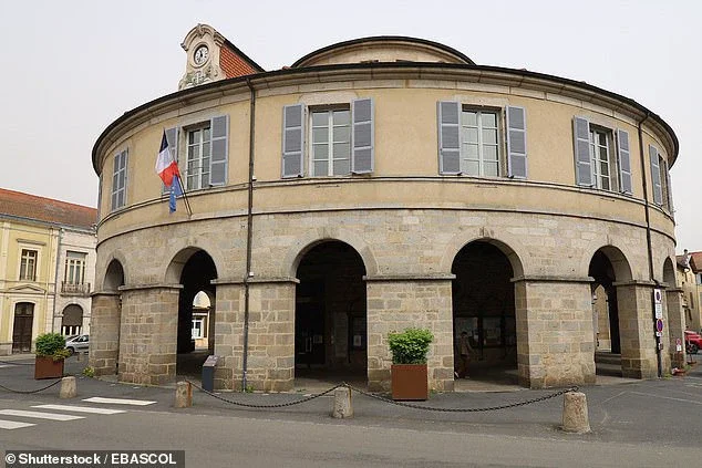While the initial cost is an indisputable bargain, buyers are expected to invest significantly in renovations and meet strict requirements if they want the keys (Pictured: the round town hall of Ambert)