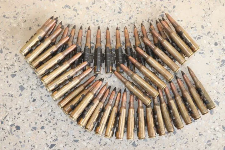 Police Recover 50 Live Anti Aircraft Ammunition Abandoned By Fleeing Bandits In Niger (Photo)