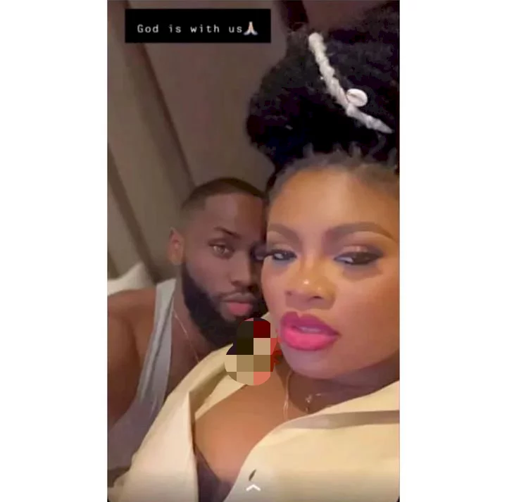 BBNaija stars, Tega Dominic, Emmanuel Umoh stir reactions over suggestive photo