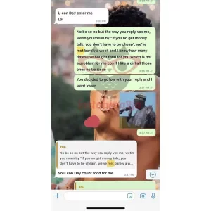 In one week of 'talking stage', I sent her food five times - Lover boy laments girl's refusal to visit him. (Photos)