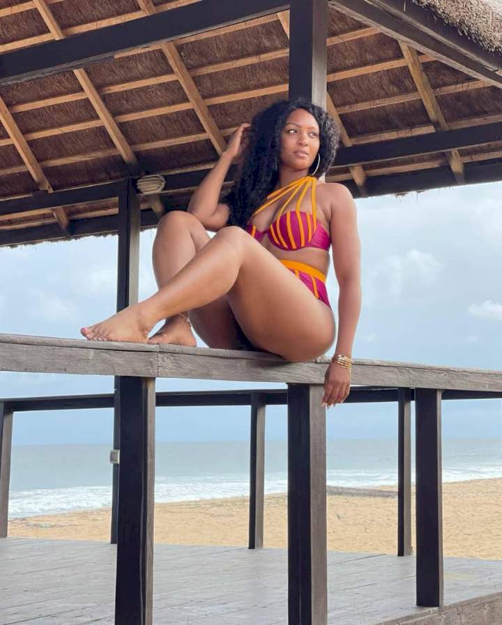 Actress Osas Ighodaro tensions social media with her hot bikini photos