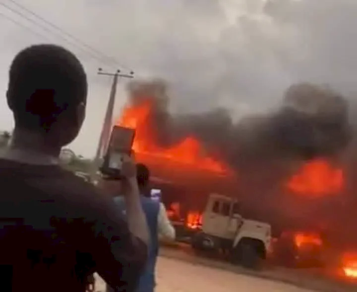 'My wife is close to giving birth, my tanker has burnt, I have no job, just hoping on God' - Tanker driver, Ejiro Otarigbo speaks (Video)