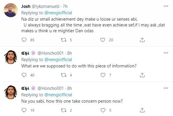 “Ur small achievement dey make u loose ur senses” – Nengi dragged for calling herself ‘small but mighty’