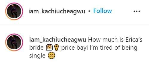 Reality star, Kachi Ucheagwu in trouble for asking of Erica Nlewedim's bride price