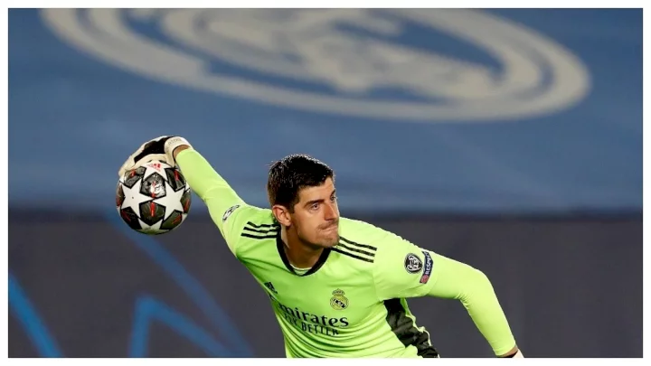 Champions League semi-final: Thibaut Courtois reacts to Chelsea facing Real Madrid