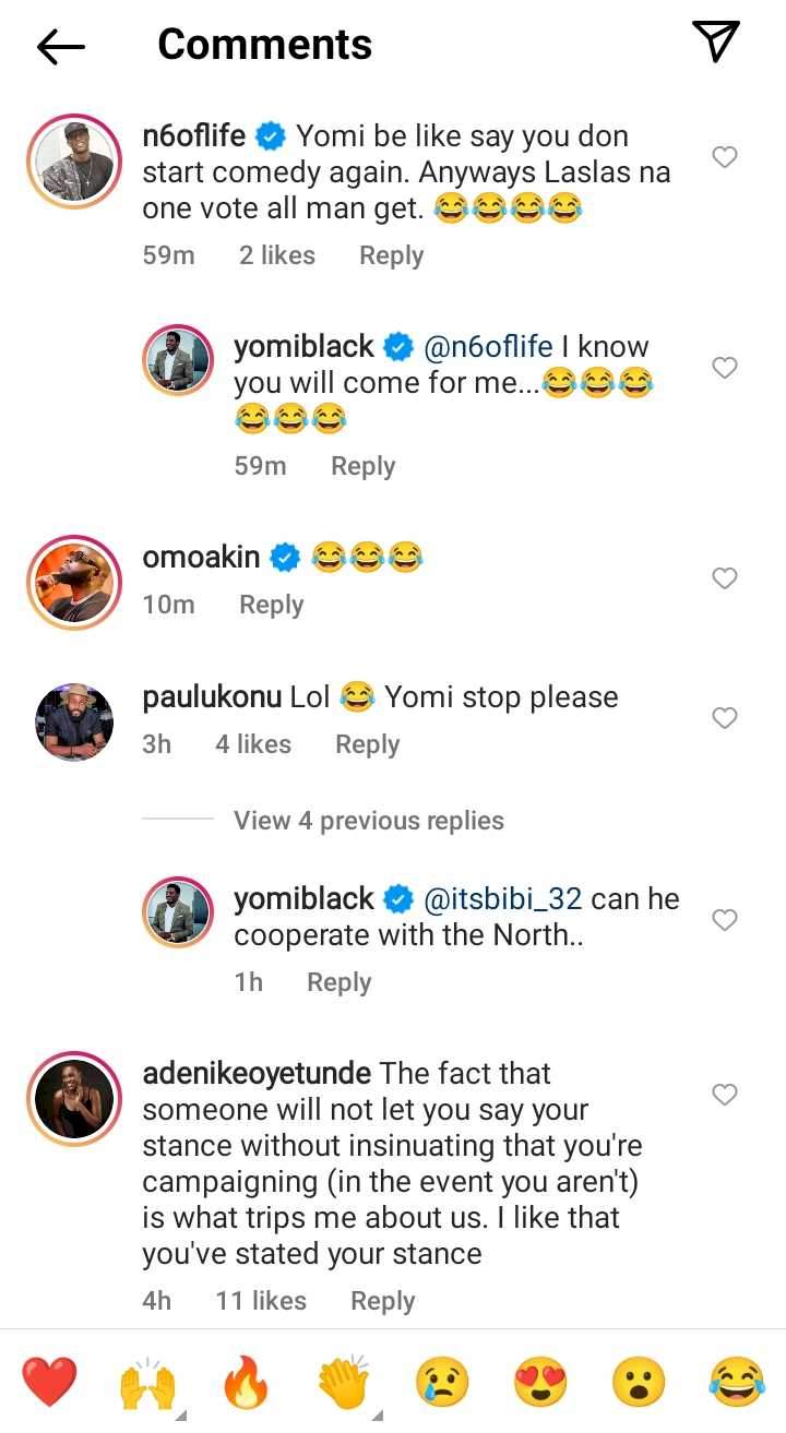 'How much you collect?' - Netizens query Yomi Black after he declared support for Tinubu
