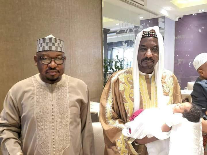 Former Emir of Kano, Sanusi at the naming ceremony of his newborn daughter in Saudi Arabia (photos)