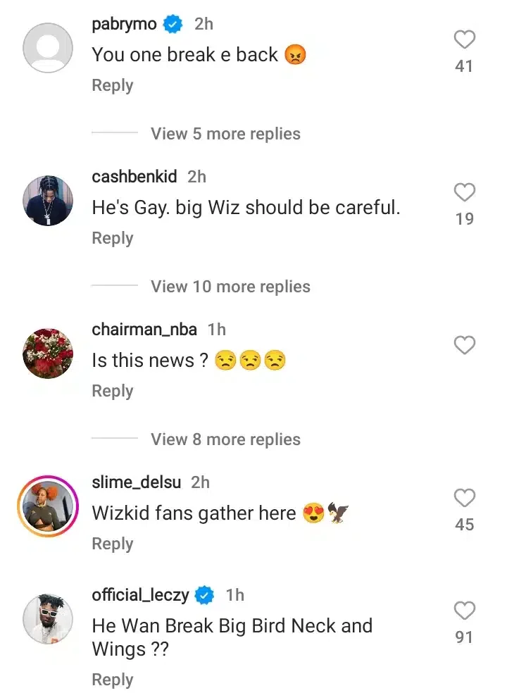 'He wan break him back?!' - Fans react as Wizkid's friend gives him WWE-style take down (Video)