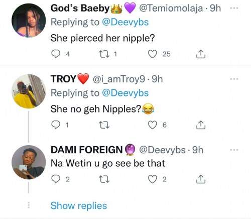 'If It Was Tiwa Savage That Wore This Dress, Nigerians Will Drag Her' - Reactions to Tems' Revealing Outfit (See Photos)