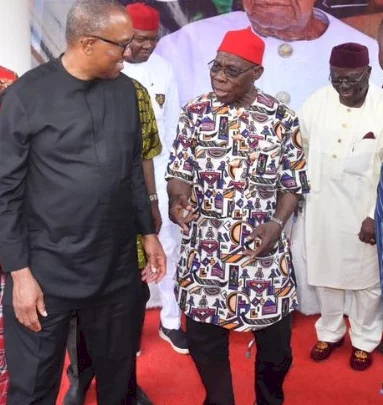 Nobody can threaten me over my preferred candidate - Obasanjo says of his support for Peter Obi
