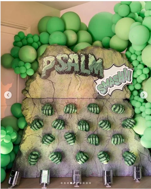 Kim Kardashian celebrates her son Psalm West's 3rd birthday with lavish Hulk-themed party (photos)