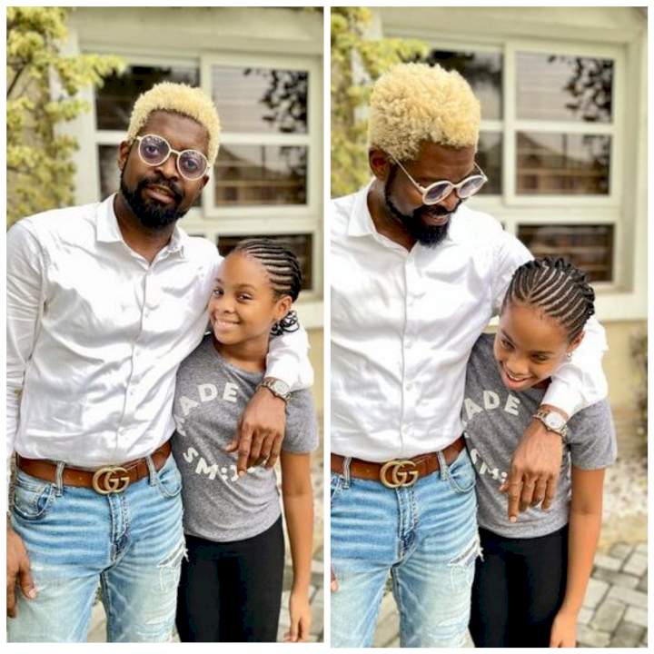'I need to get myself a nuclear bomb' - Comedian, Basketmouth sends warning to boys as he celebrates his first daughter on her birthday