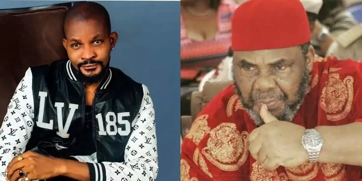 "Focus on your child's disgraceful actions in marriage and leave other people alone - Uche Maduagwu drags Pete Edochie