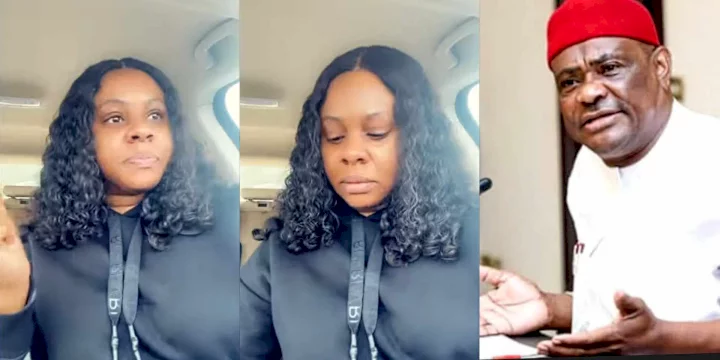 Mama Ariella bursts into tears as she calls out Gov. Wike for allegedly demolishing her family's house in Port Harcourt (Video)