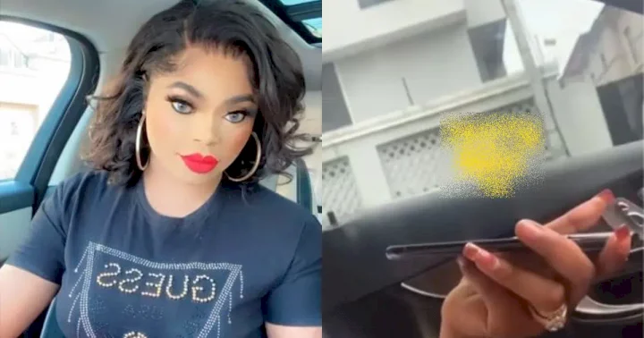 Leaked video of Bobrisky allegedly evading his creditors after they stormed his residence surfaces
