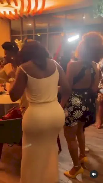 'Her doctor did her bad from day one' - Ini Edo's backside triggers reactions (Video)