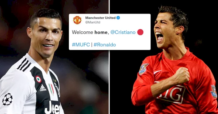 Manchester United officially confirm Cristiano Ronaldo return after agreeing deal with Juventus