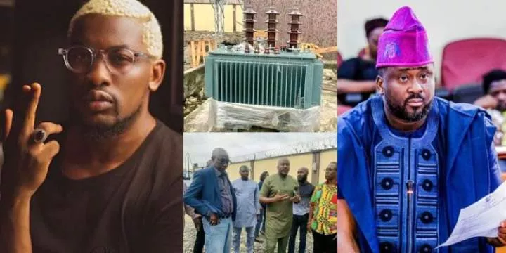 "He did nada for his Surulere" - OAP Dotun slams Desmond Elliot for donating 8 transformers to Surulere few days to election