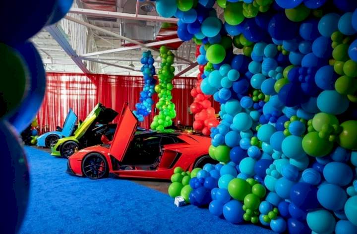 Cardi B and Offset throw extravagant car-themed party for son, Wave's first birthday (Photos)