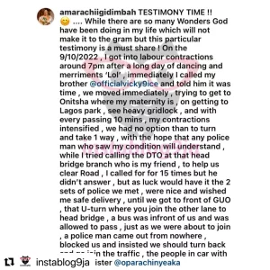 How God kept my baby alive in my womb for 8hrs after I almost d#ed on the way to the hospital - Actress Amarachi Igidimbah