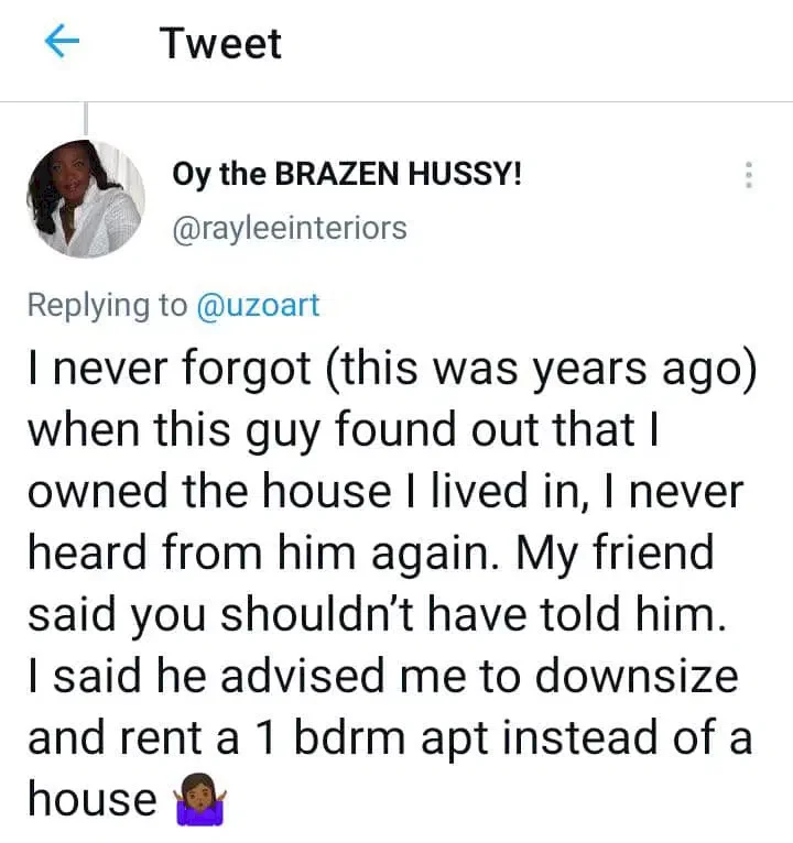 Man makes u-turn after finding out that his love interest is a house owner