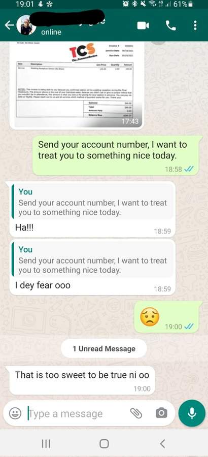 Ladies play a game of asking their boyfriend for account number; the reactions are hilariously surprising (Screenshots)