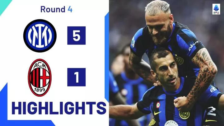 Inter Milan 5 - 1 AC Milan (Sep-16-2023) Serie A Highlights