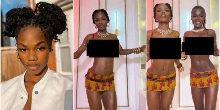 "I'm in my 20s, I'll flaunt my body" - Cheographer, Pride Ivy reacts after being dragged over dance video in revealing outfit
