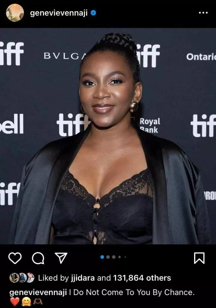 Celebrities flood comment section of Genevieve Nnaji as bounces back to Instagram with stunning photos