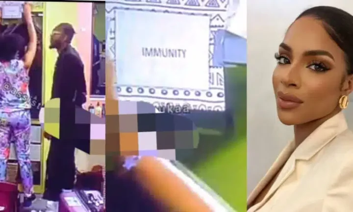 #BBNaija All Stars: Venita tapes Adekunle's immunity card on his locker so housemates can see it everyday (Video)