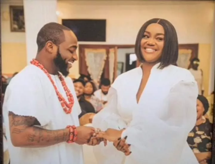 More photos from singer Davido and Chioma's wedding surface online