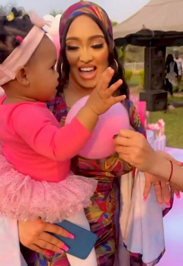 Photos and videos from singer DBanj's daughter, Grace's first birthday party
