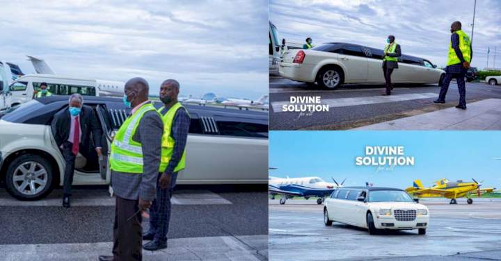 Deeper Life's Pastor Kumuyi under fire after arriving crusade in exotic limousine, jets