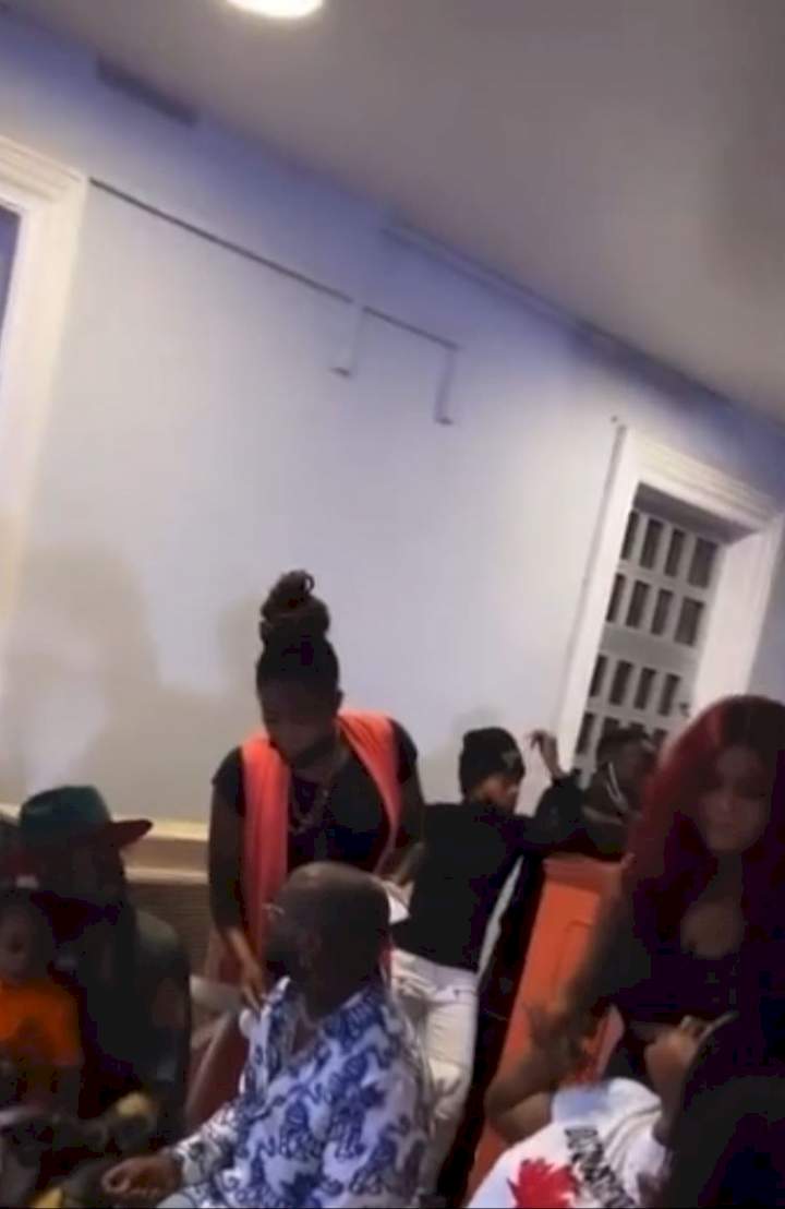 "Assurance is assured" - Fans react as Davido is spotted at event with Chioma (Video)