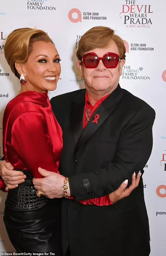 Vanessa Williams and Sir Elton John attend 'The Devil Wears Prada Musical