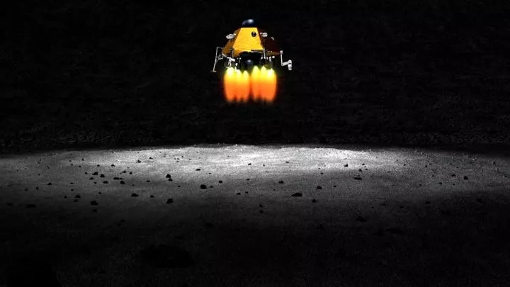 China plans to send a flying robot to search for water on the moon's far side