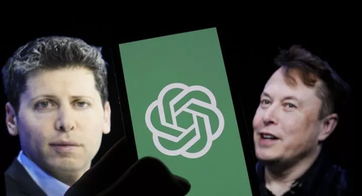 Sam Altman and Elon Musk.Anadolu