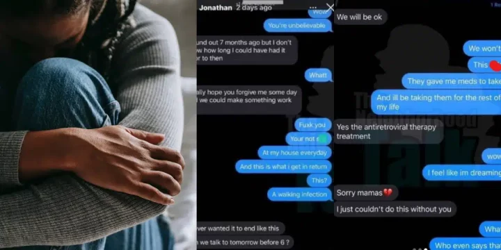 "We'll be okay" - Heartbroken lady shares man's insensitive reply to knowingly infecting her with HIV in US "We'll be okay" - Heartbroken lady shares man's insensitive reply to knowingly infecting her with HIV in US
