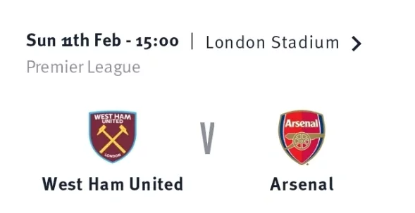 Arsenal's Next Five Premier League Fixtures