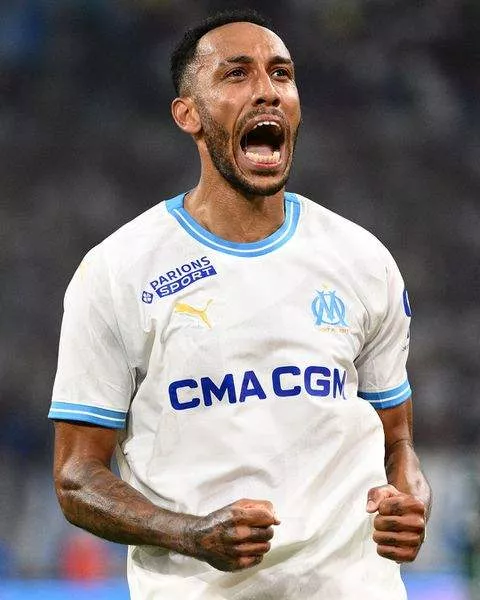 Aubameyang is enjoying a new life in the Ligue 1. (Photo Credit: Marseille/X)