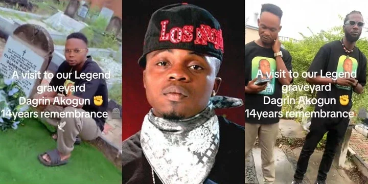 Fans pay tribute to Dagrin at burial ground 14 years after death