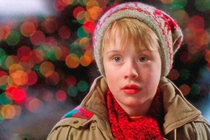 Macaulay Culkin as Kevin in Home Alone