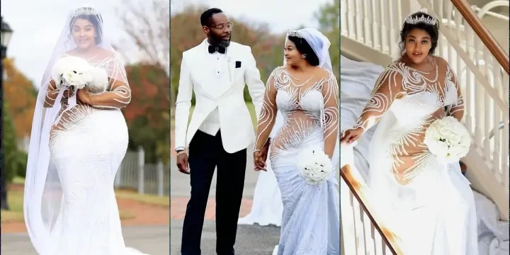 "My first and last wedding" - Omoborty declares as she legally weds partner