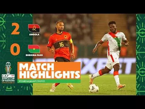 Angola 2 - 0 Burkina Faso (Jan-23-2024) Africa Cup of Nations 2023 Highlights