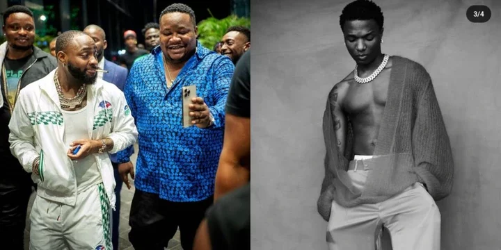 "Find One Place and Sit Down" - Wizkid Slams Cubana Chief Priest Over Davido