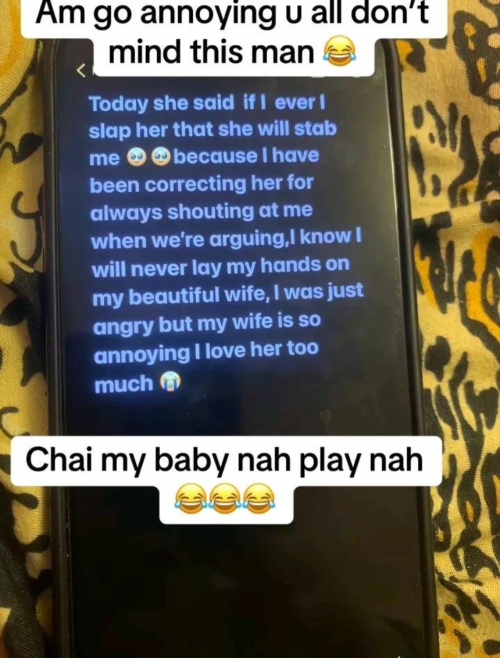 Nigerian wife leaves social media in shock with what she found on her husband's phone