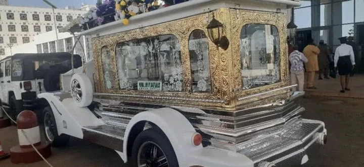 PHOTO NEWS: Late Senator Ifeanyi Ubah's Body Arrives National Assembly