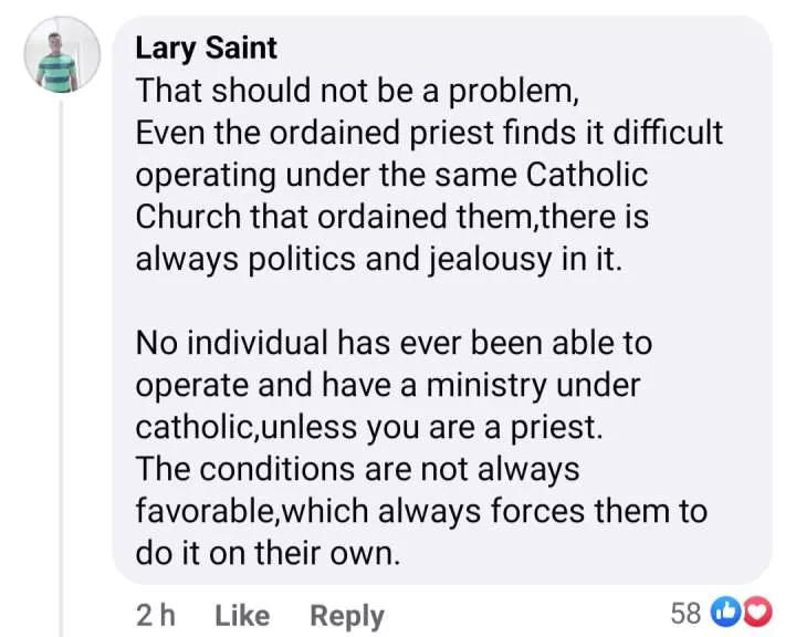 'This centre is proscribed by the Archbishop of Lagos Archdiocese