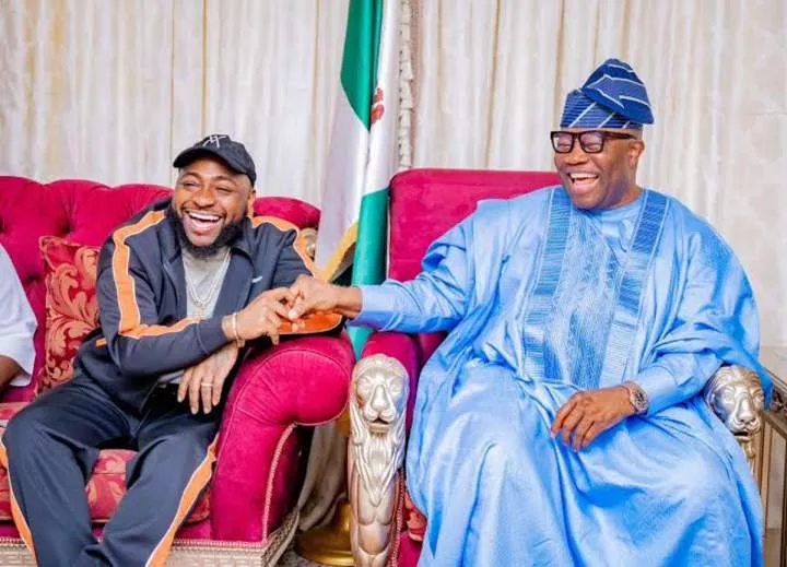 Don't allow anybody drag you into politics - Senate president Akpabio urges Davido